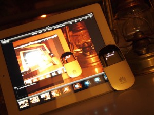 iPad, Shuttersnitch und WLAN-Hotspot