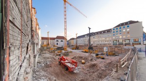 Karstadt Gelände in der Fussgängerzone