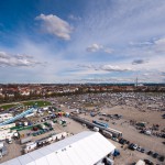 Flohmarkt im hinteren Teil der Theresienwiese