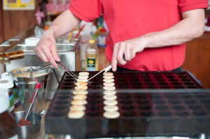 Herstellung der Minipfannkuchen