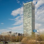 o2-Tower und U-Bahn Georg-Brauchle-Ring